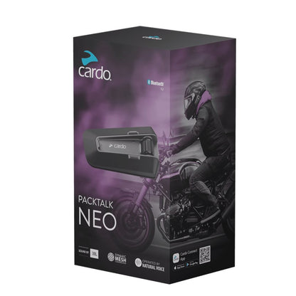 Cardo Intercom PACKTALK NEO SINGLE 1-Pack - ÖREBRO MC SERVICE