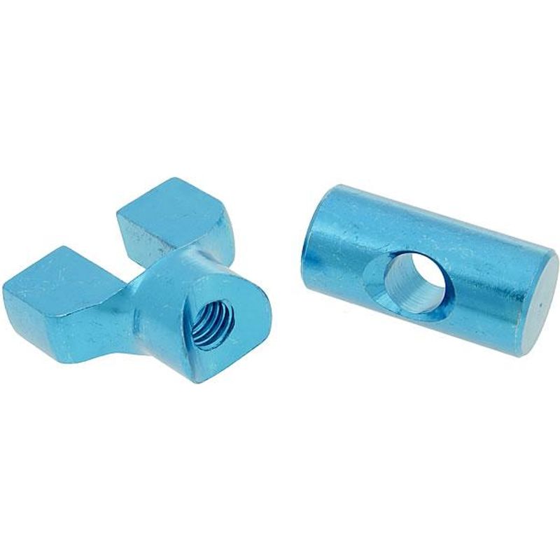 Rear brake cable nut tensioner universal - Blue