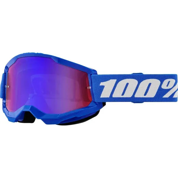 100% Goggles Strata 2 Blå Rödspegel