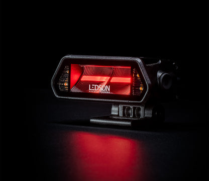 LEDSON Epix5+ Work Strobe LED-ramp, Röd/Orange pos, Blixt