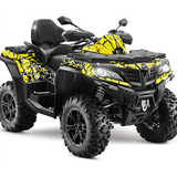 Decal kit CFMOTO 850 &amp; 1000 Yellow/Black 2018-