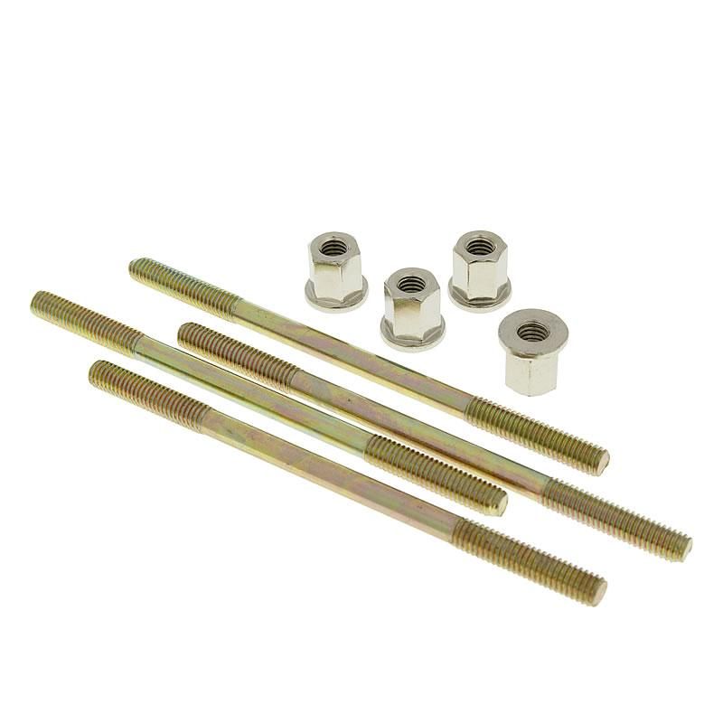 Cylinderbult NARAKU [4 st] med Mutter - M6x110mm - ÖREBRO MC SERVICE