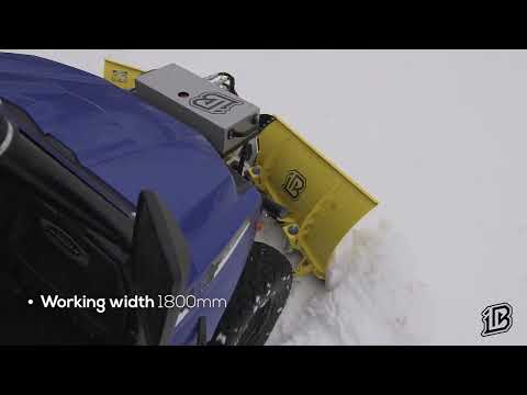 IB Plogpaket Mittmonterad V-plog G2 180cm UTV