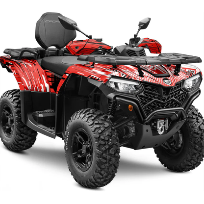 Dekalkit CFMOTO 450 & 520 2023- Röd/Vit