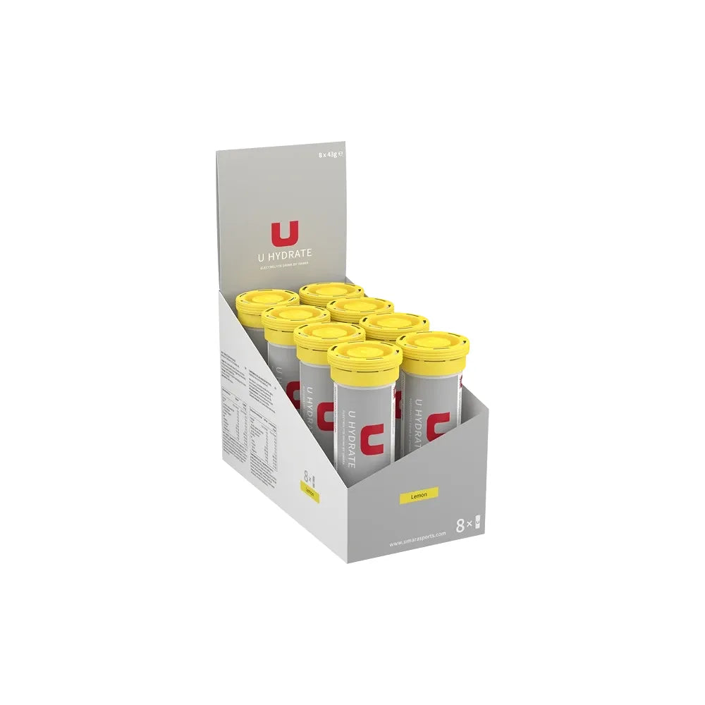 UMARA U HYDRATE elektrolyttabletter Paket 8x10st - Citron