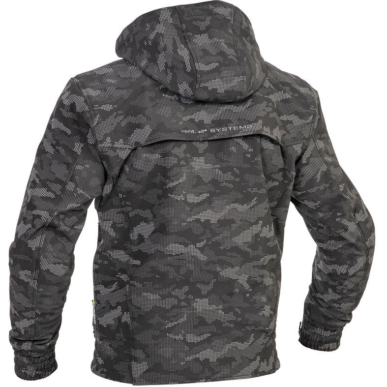 BARGAIN Lindstrands Textile Jacket Frisen Black/reflex pattern 