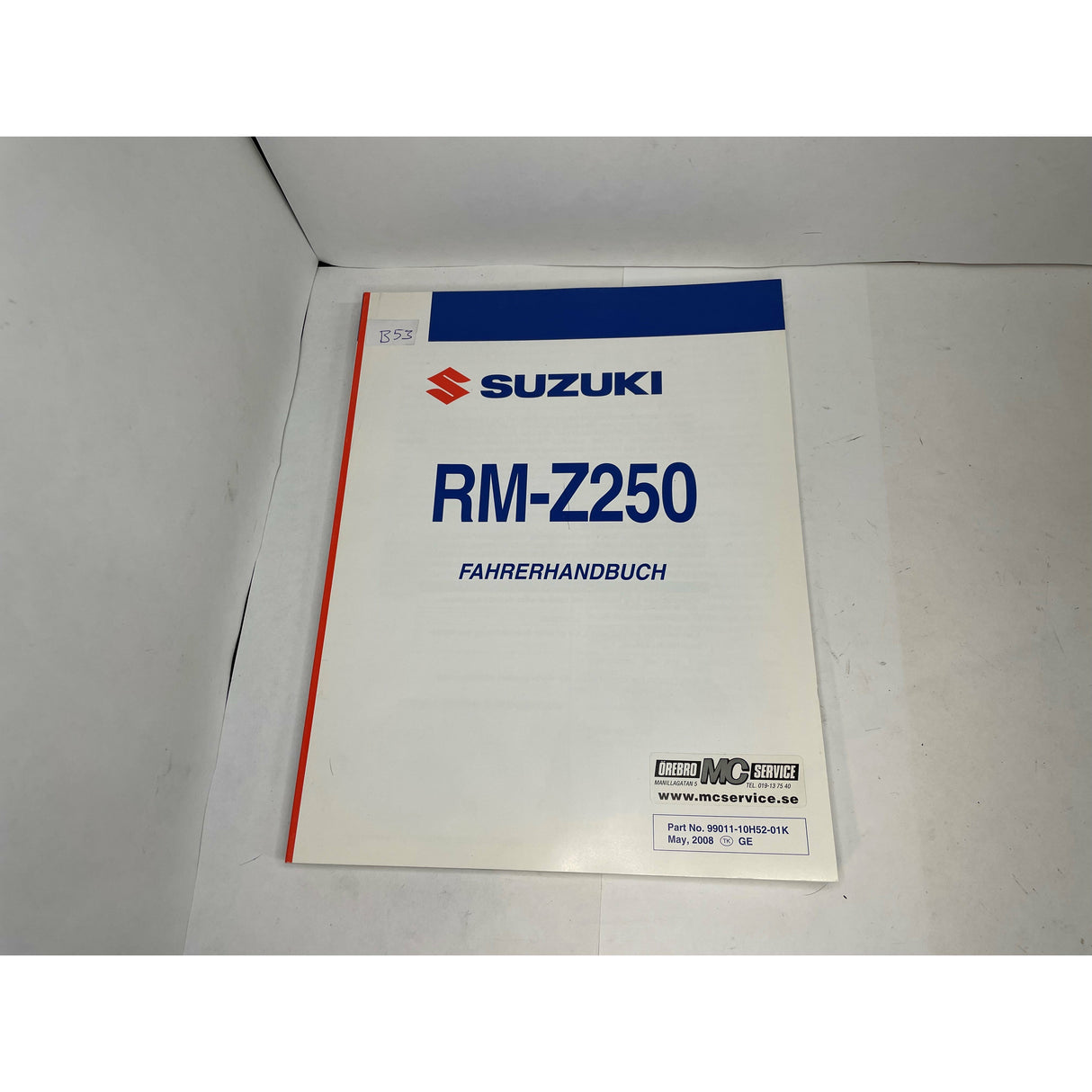 Manual SUZUKI RMZ250 2008