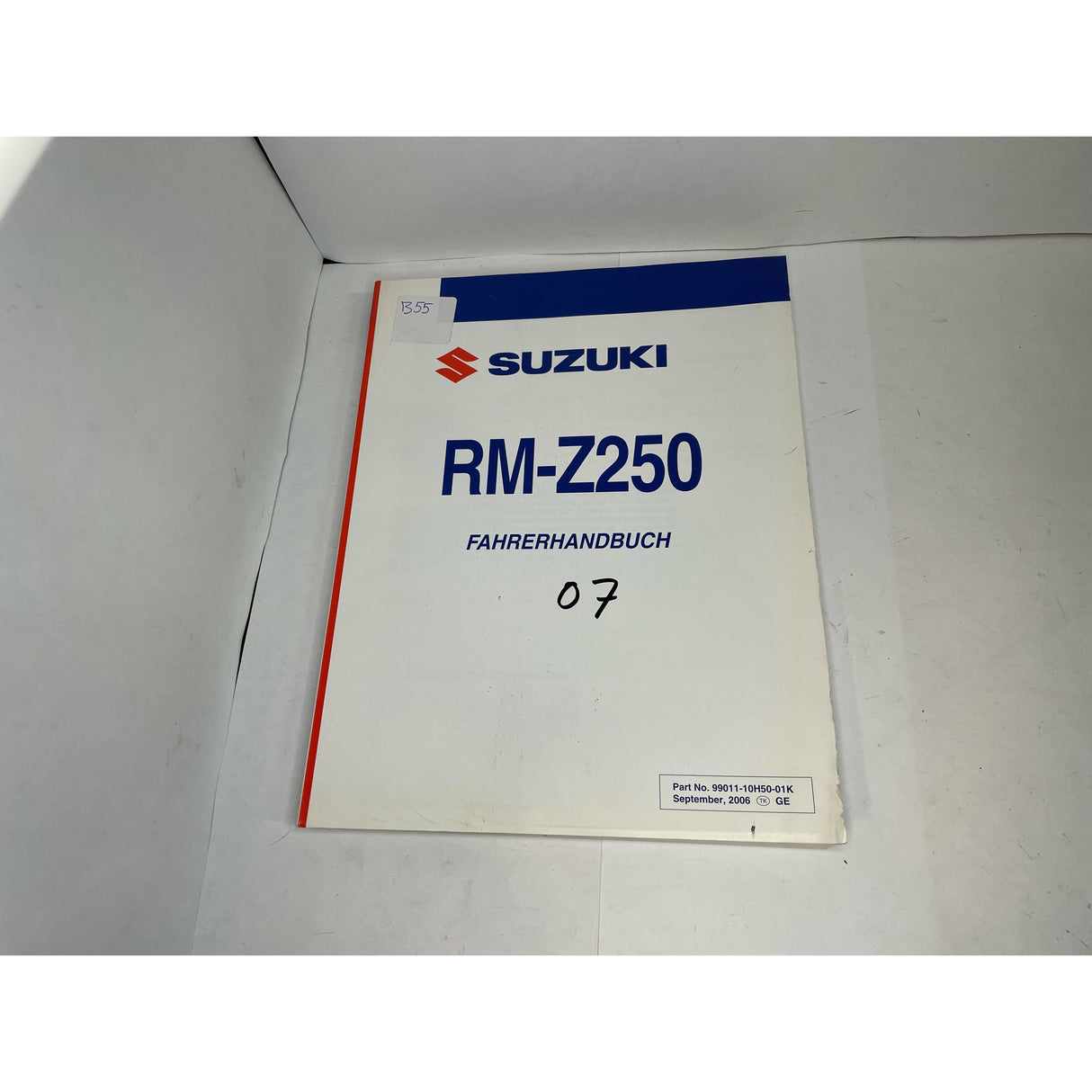 Manual SUZUKI RMZ250 2007