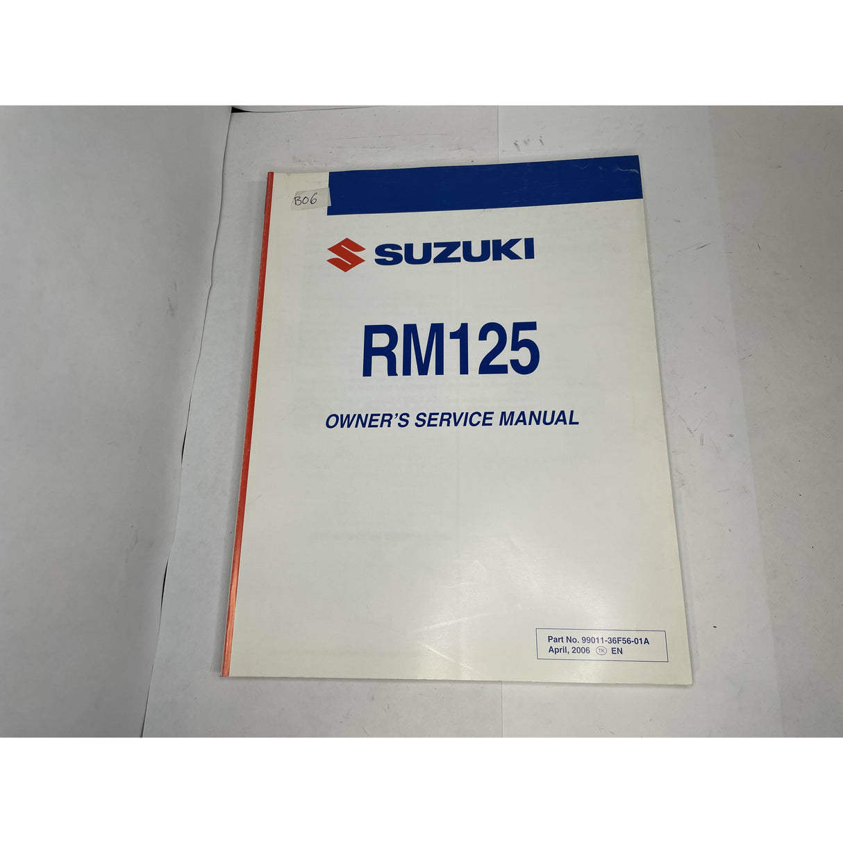 Manual SUZUKI RM125 2006