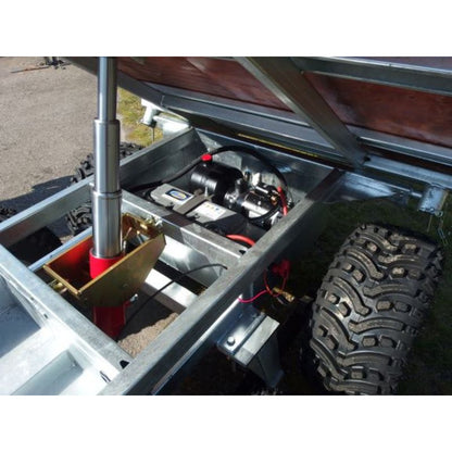 Bronco Tippkärra 3-Vägs 1600kg Med Elektrisk Hydraulisk Tipp