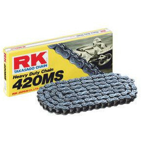 RK 420MS reinforced chain + clip chain lock 140 link