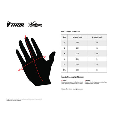 Thor crosshandskar AGILE HERO RD/WH