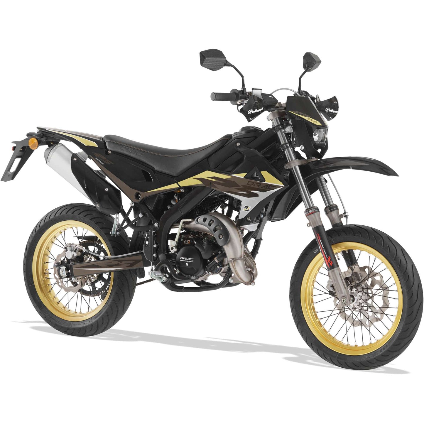 DRAC SM Nightrider crossmoped Svart 45km/h